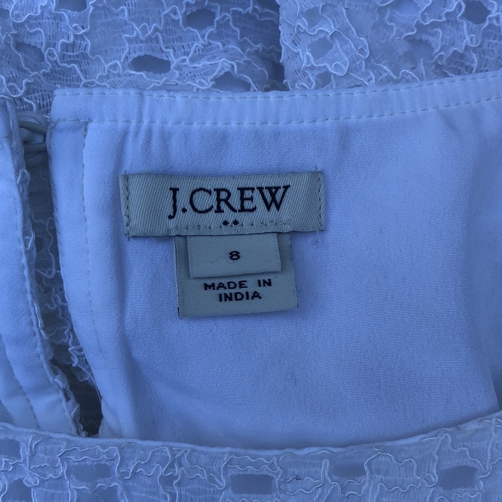 J CREW Eyelet Lace Top-New Without Tags - Picture 6 of 9